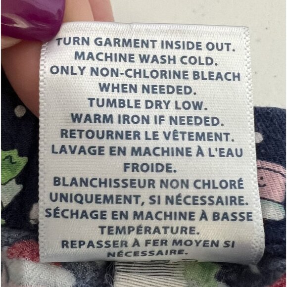 Vineyard Vines Men Christmas Tree Santa Whale Pajama Pants M Cotton Navy Mens - Picture 6 of 7